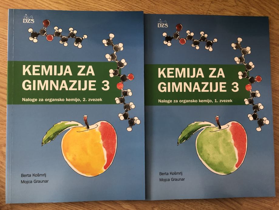 KEMIJA ZA GIMNAZIJE 3, naloge za organsko kemijo