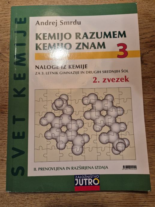 Kemijo razumem, kemijo znam 1+2 zvezek.