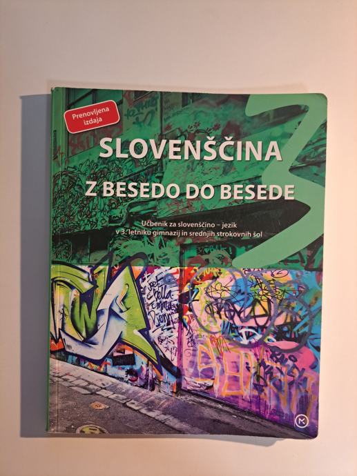 Z besedo do besede, učbenik za slovenščino 3. letnik