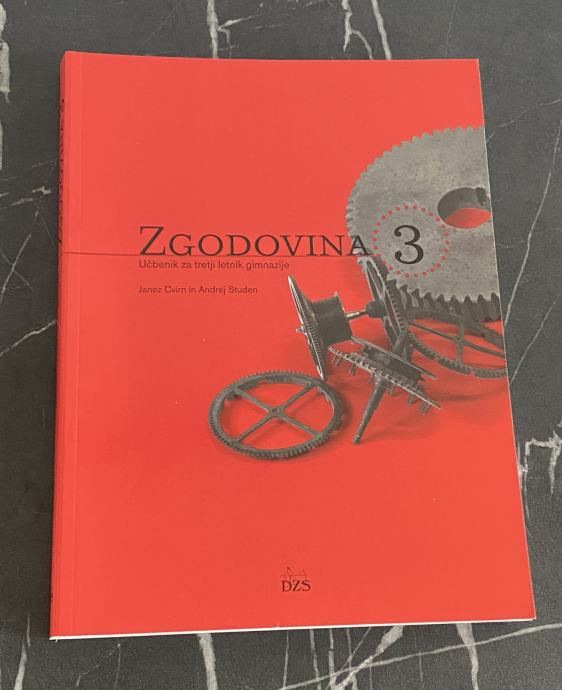 Zgodovina 3, učbenik za tretji letnik gimnazije