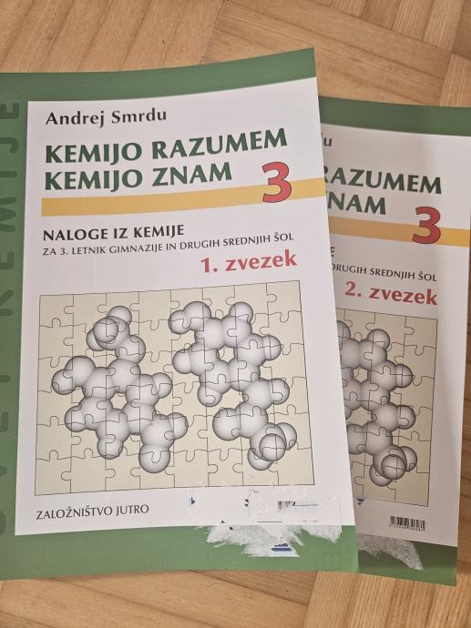 Kemijo razumem kemijo znam 3, 1. In 2. Zvezek