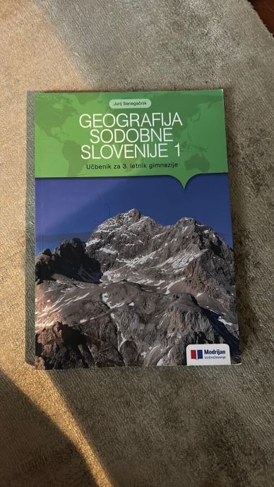 Učbenik Geografija sodobne Slovenije 1