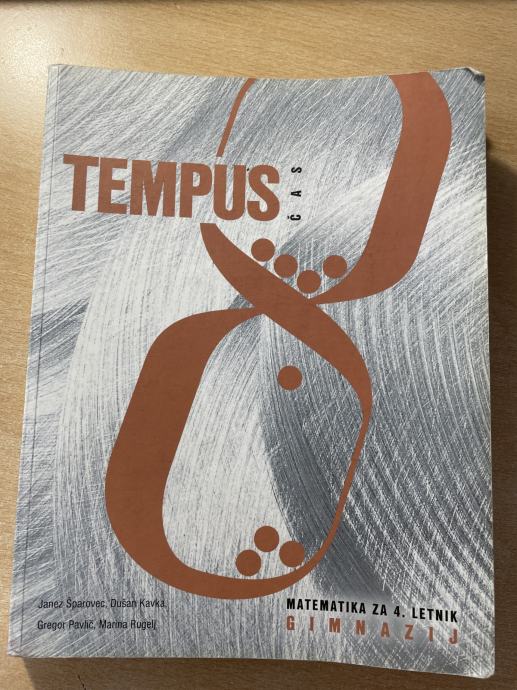 Učbenik Tempus, matematika 4. letnik