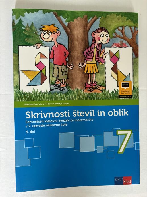 Skrivnosti števil in oblik 7 - NOV delovni zvezek 4.del