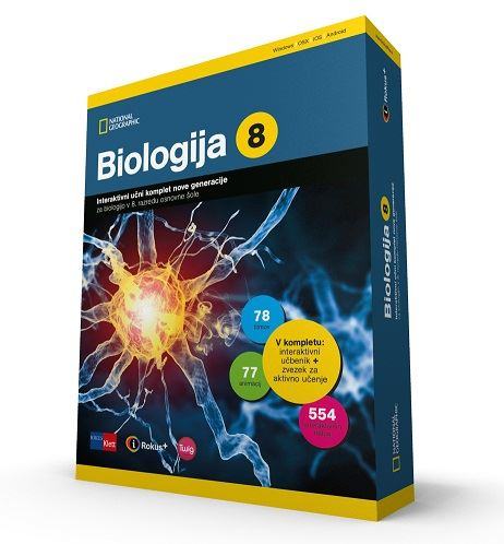 BIOLOGIJA 8, interaktivni učni komplet za biologijo, 8. razred