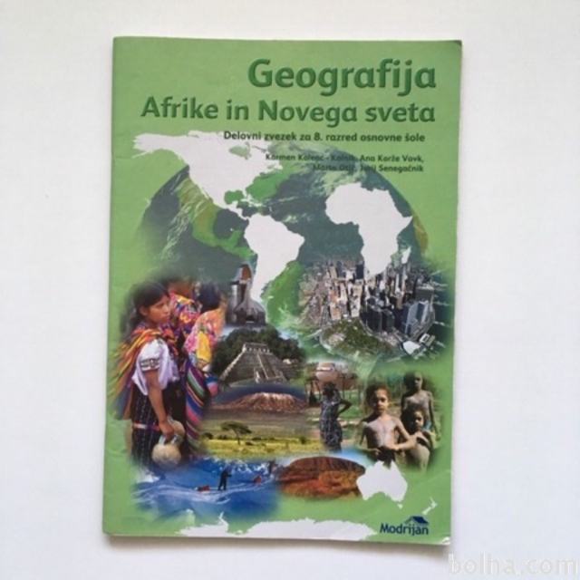 *Delovni Zvezek GEOGRAFIJA Afrike In Novega Sveta - Prodam