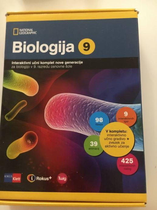 BIOLOGIJA 9, Interaktivni Učni Komplet Nove Generacije Za Biologijo