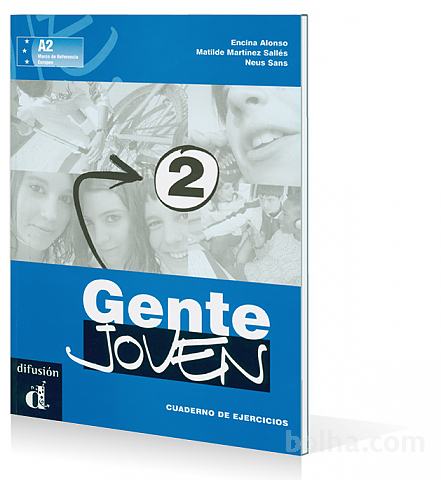 Gente Joven 2, Cuaderno de ejercicios, delovni zvezek