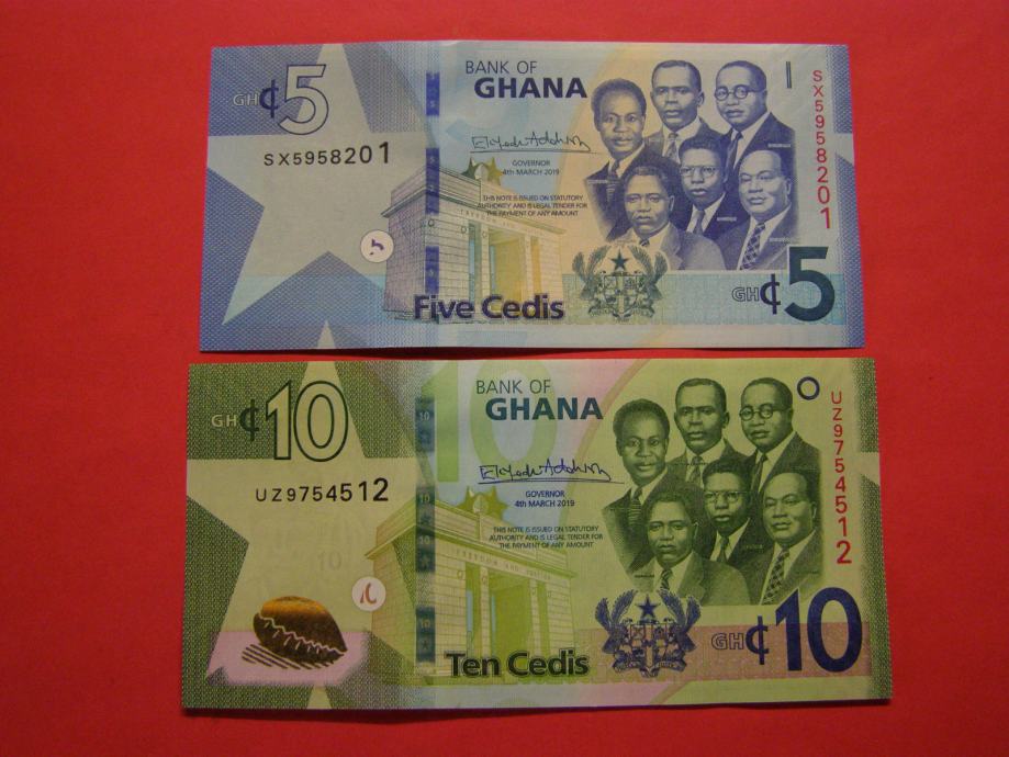 GANA (GHANA) 2019 - 5 IN 10 CEDIS - PRODAM