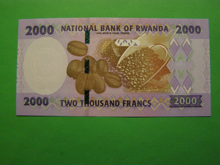 RUANDA (RWANDA) 2024 - 2000 FRANKOV - PRODAM