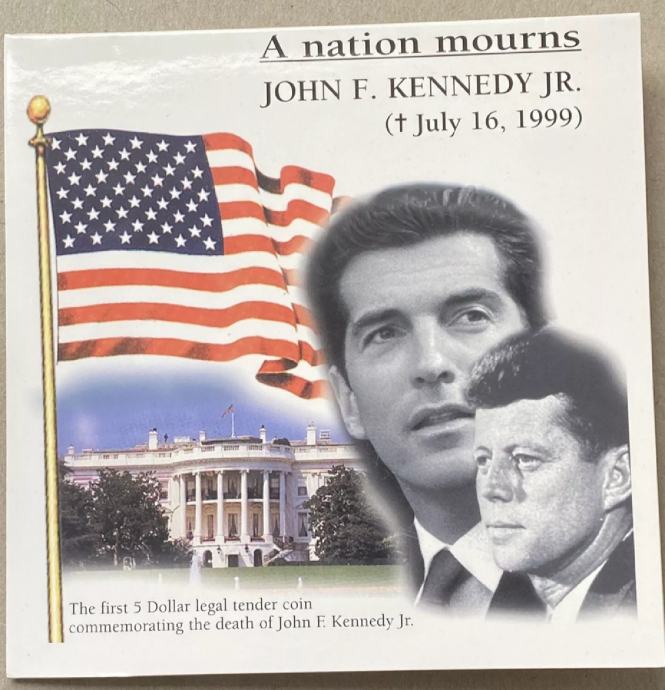 John Kennedy Jr. spominski kovanec, Liberija