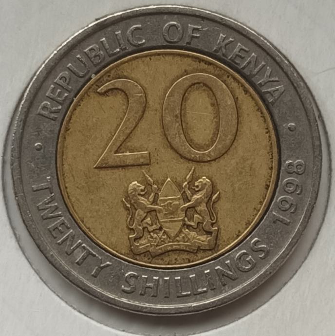 KENYA 20 SHILLINGS 1998