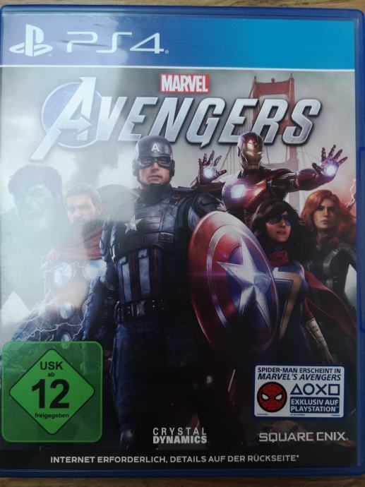 Marvel Avengers ps4 in ps5