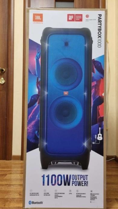 JBL Partybox 1000 1100W Оriginаl Nоvо Bluetooth Zvоčnik