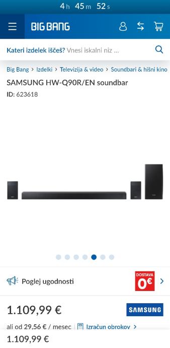 Soundbar HW-Q90R Dolby Atmos