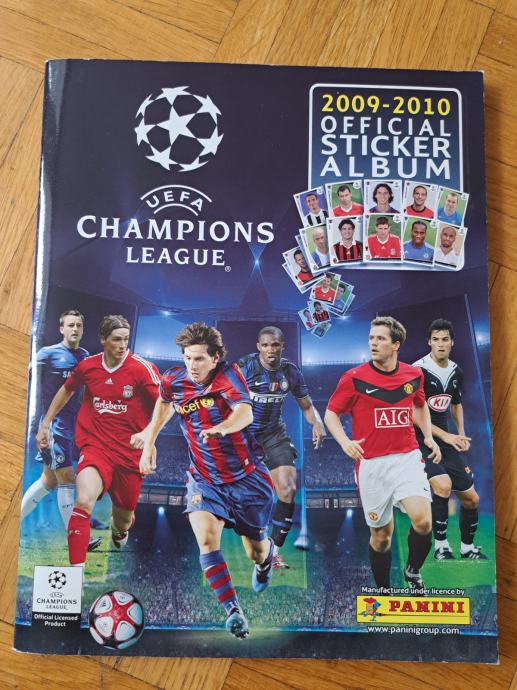 CHAMPIONS LEAGUE 2009-2010 - ALBUM S SLIČICAMI PANINI