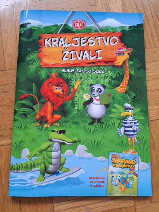 KRALJESTVO ŽIVALI - ALBUM S SLIČICAMI KRAŠ