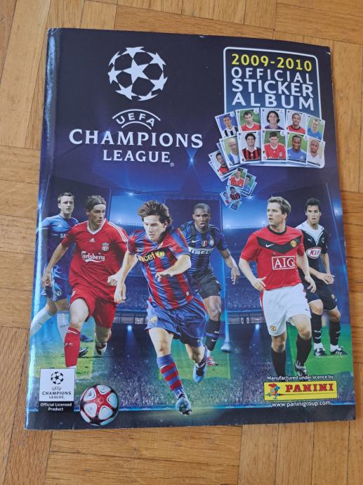 UEFA CHAMPIONS LEAGUE 2009-2010 - ALBUM S SLIČICAMI PANINI