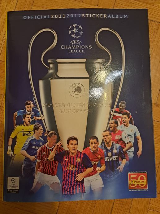 UEFA CHAMPIONS LEAGUE 2011-2012 - ALBUM S SLIČICAMI PANINI