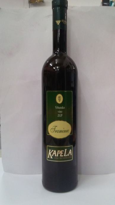 BUTELJČNO VINO KAPELA - TRAMINEC 2006