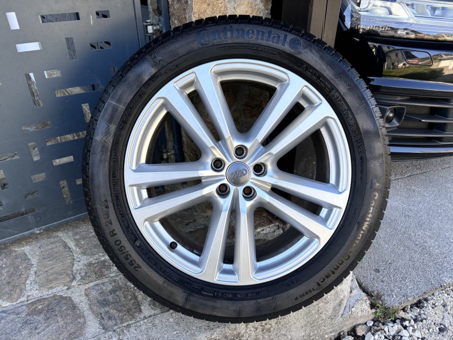 ALU PLATIŠČA AUDI Q7/8 in VW TOUAREG 20 COL,5X112 Z ZIMSKIMI GUMAMI!