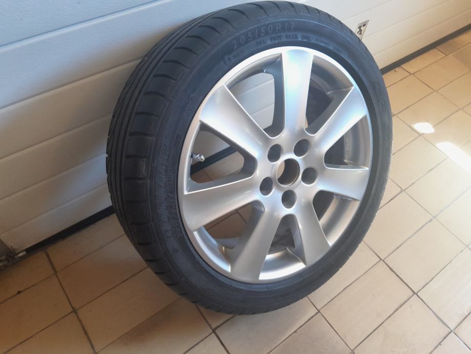 Alu platišča BORBET 17'' 5x108, količina: 4