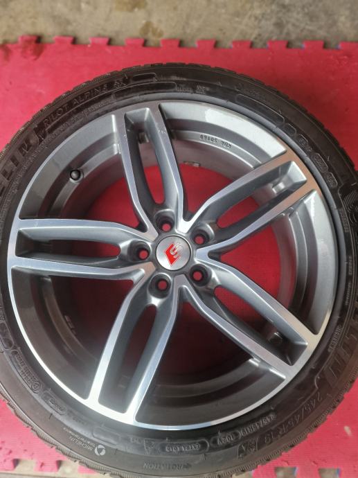 Komplet Audi 4x 19col 8j, brock alloy wheels