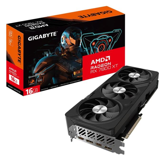 Gigabyte RX 7800 XT Gaming OC 16GB | 2xHDMI 2xDisplayport | Gaming Gra