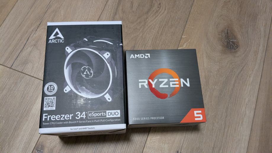 AMD Ryzen 5 5600X + Arctic Freezer 34 eSports DUO