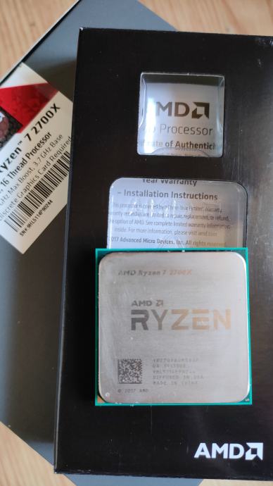 AMD Ryzen 7 2700x