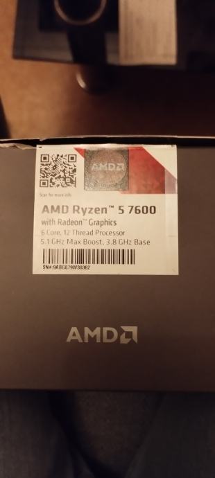 Amd ryzen 7600 AM5