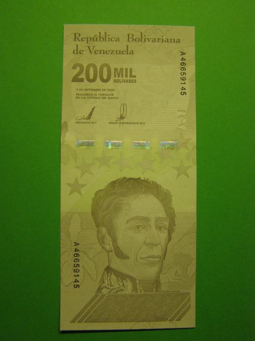 VENEZUELA 2021 - 200.000 BOLIVARJEV - PRODAM