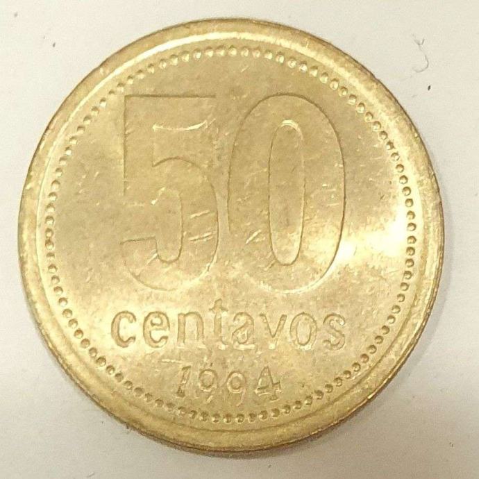 50 centavos 1994 Argentina vf