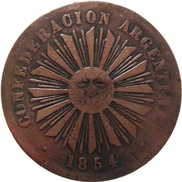 LaZooRo: Argentina 4 Centavos 1854 F