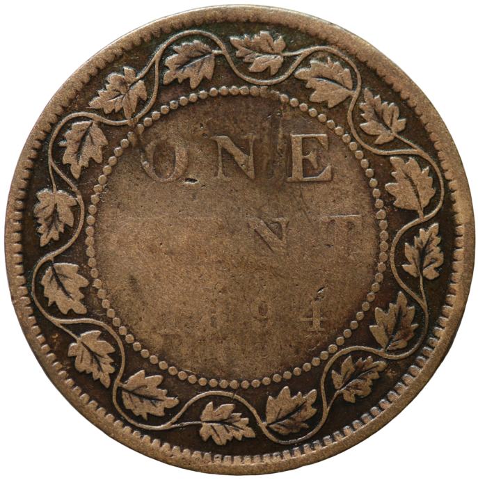 LaZooRo: Kanada 1 Cent 1894 VG