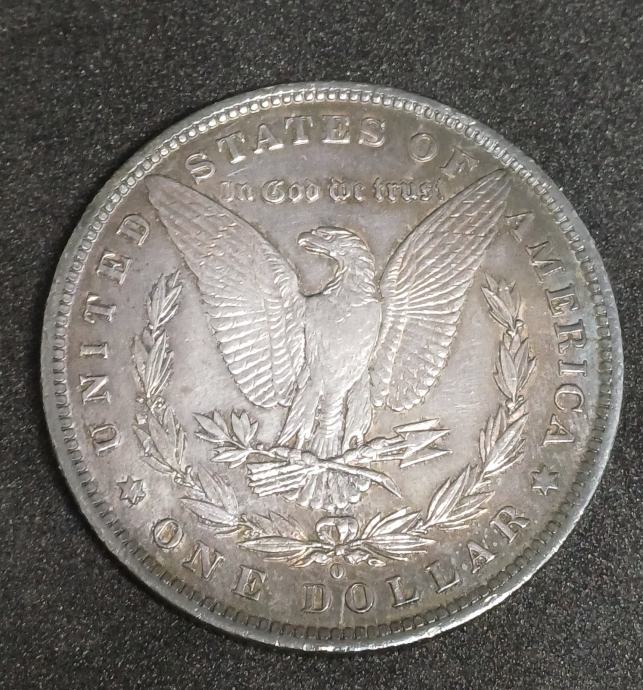 ZDA Morgan dollar , srebrnik  1884, fantastičen kos