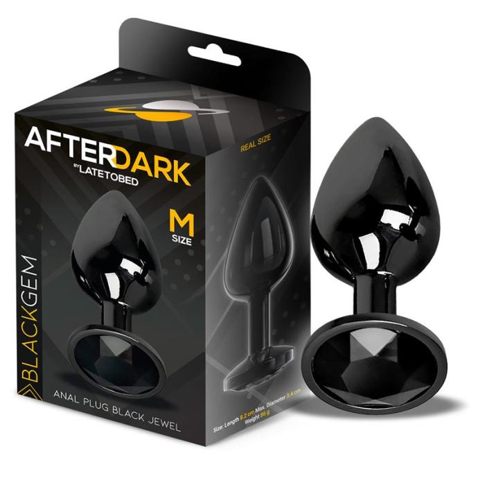 ANALNI ČEP After Dark BlackGem Medium