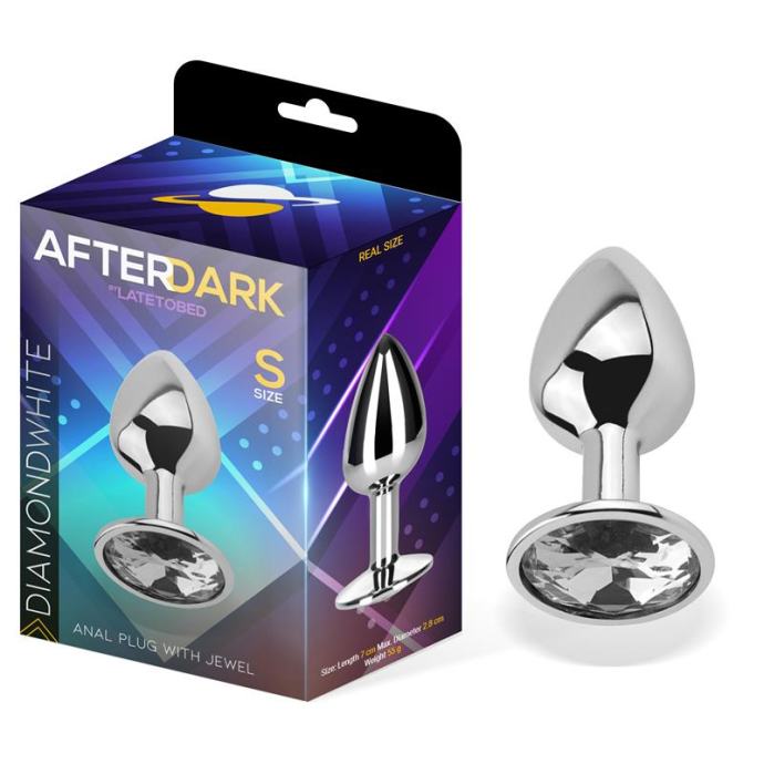 ANALNI ČEP After Dark Diamond White (S)