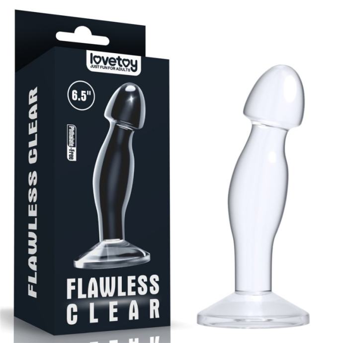 ANALNI ČEP Flawless Clear Prostate Plug 6,5