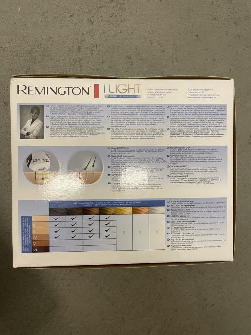 Isto Nov Remington Odstranjevalec Dla Ic Ipl I Light Essential