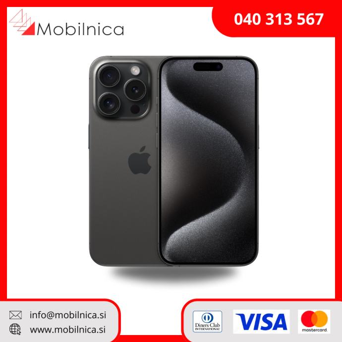 Apple Iphone 15 PRO MAX 512GB Black Titanium Aktiviran