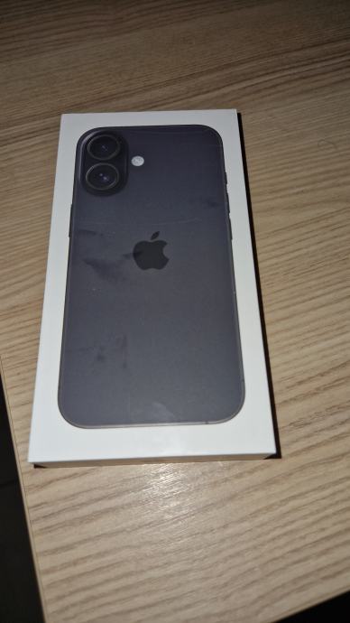 Apple iphone 16 128gb black nov zapakiran 040838619