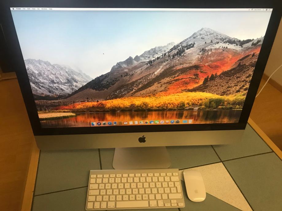 IMAC 27-inch mid 2011 Intel i7 3,4GHz 20GB rama SSD480GB + 1T navadni