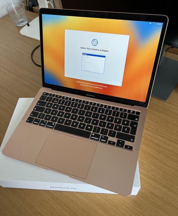 Macbook Air 13 Rose Gold 3550