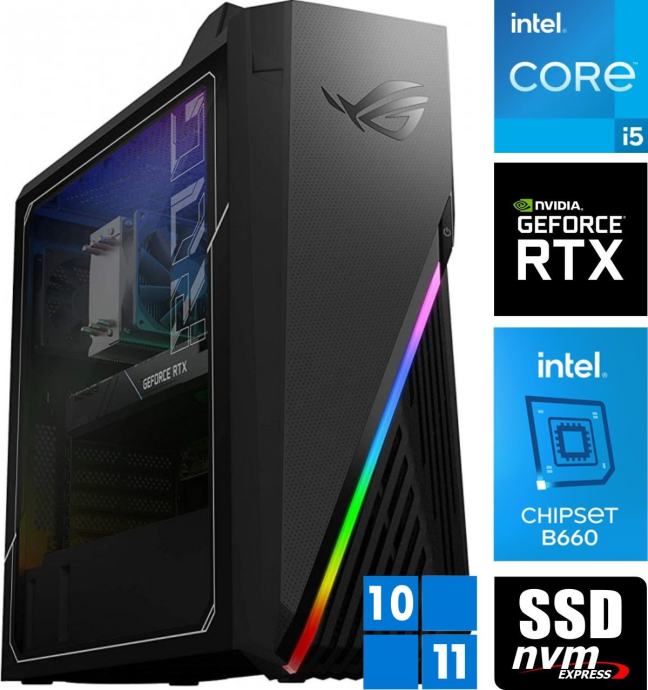 Računalnik Asus Rog Strix Gt15 G15cf 51240f0950 W 2t