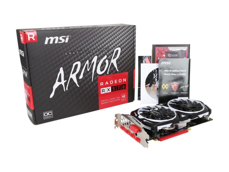 Msi rx 570 armor 8g oc какая память