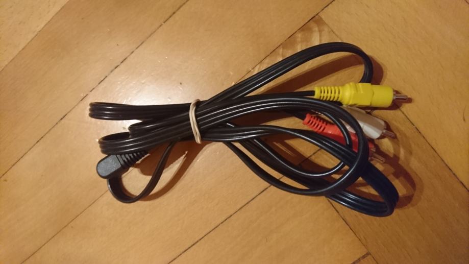 3,5 mm TRRS na 3x RCA AV kabel