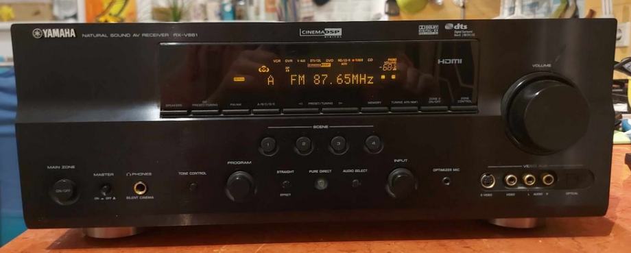 AV SURROUND RECEIVER YAMAHA RX-V661