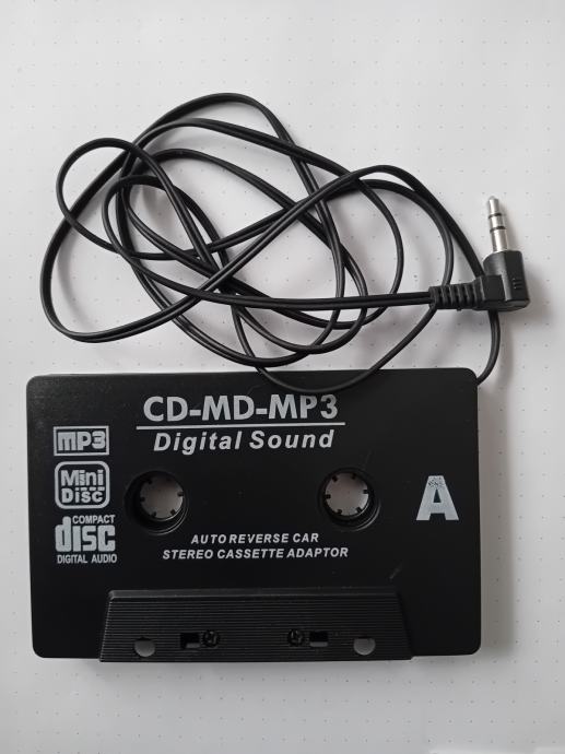 CD-MD-MP3 AUTOREVERSE CAR STEREO CASSETTE ADAPTOR