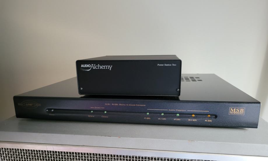 Dac MSB Technology Link + Audio Alchemy zunanaji napajalnik